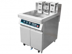 电磁自动升降三缸炸炉